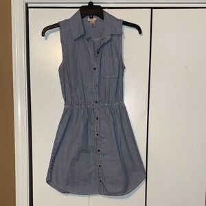 Belle Du Jour Blue and White Striped Dress